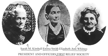 First Relief Society Presidency